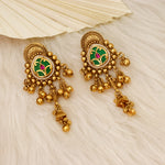 Load image into Gallery viewer, Kalsi Kashmiri Brass Earrings With Ghungroo Latakan