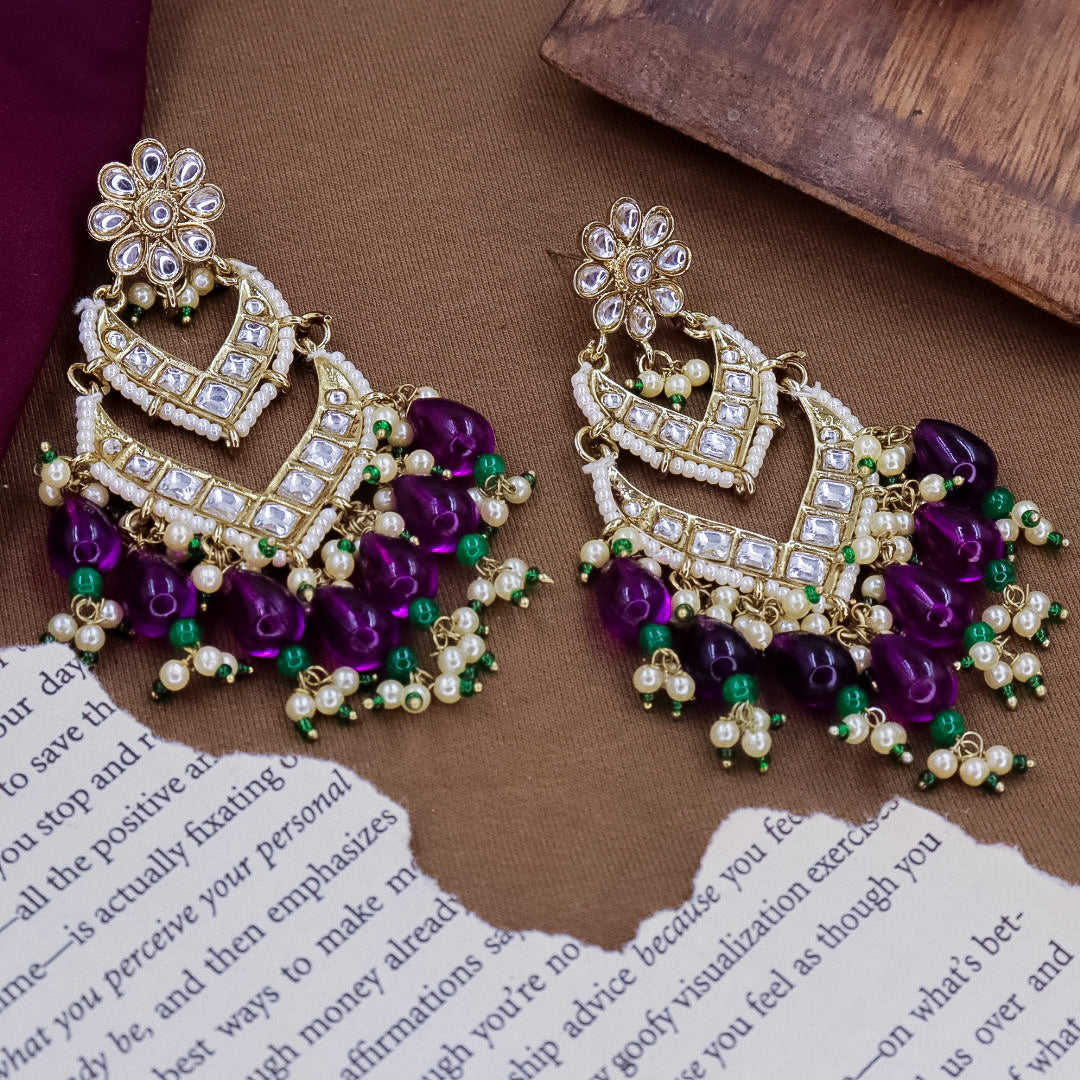 Small Bhavini 2 Layer Chandbali