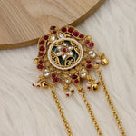 Load image into Gallery viewer, Pooh Heritage Hair brooch With Long Ghungroo
