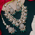 Load image into Gallery viewer, Pooja Layered Necklace - Green