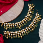 Load image into Gallery viewer, Shazia Heavy Polki Kundan Kanchain+Damini
