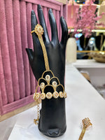 Load image into Gallery viewer, Lalita Premium Heritage Rajwadi Hathpanja - Pair