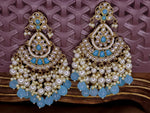 Load image into Gallery viewer, Nuzhat Chandbali- Light Blue