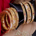 Load image into Gallery viewer, Reepal Rajwadi Copper Bangles (6 Bangles)