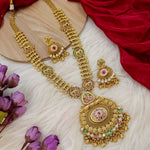 Load image into Gallery viewer, Shilpi Rajkot Style Long Rajwadi Chandanhaar Set