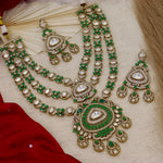 Load image into Gallery viewer, Celebrity Inspired Layered Statement Necklace With Earrings