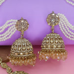 Load image into Gallery viewer, Viruna Reverse AD Jhumka With Kaanchain & Teeka