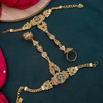 Load image into Gallery viewer, Tina Heritage Watch Hathpanja - Pair Green