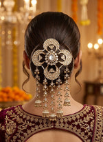 Load image into Gallery viewer, Kavita Hair Broach With Latkans