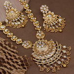 Load image into Gallery viewer, Veena Long Moissianite Rajwadi Copper Set