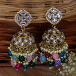 Load image into Gallery viewer, Kei Kundan Jhumka