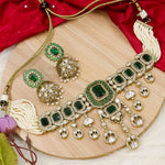 Load image into Gallery viewer, Emerald Moissanite Designer Choker