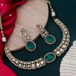 Load image into Gallery viewer, Puja Emerald Choker