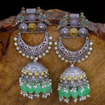 Load image into Gallery viewer, Laina  Premium Brass Jhumka