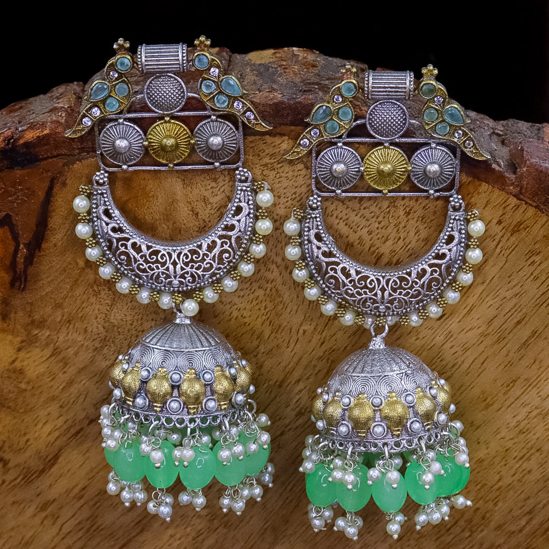 Laina  Premium Brass Jhumka