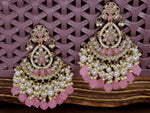 Load image into Gallery viewer, Nuzhat Chandbali- Baby Pink