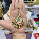 Load image into Gallery viewer, Natasha Semi bridal Rajwadi Necklace