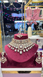 Load image into Gallery viewer, Anita Semi Bridal Moissianite Choker Set