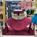 Load image into Gallery viewer, Designer Miran Moissianite Choker - White