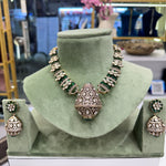 Load image into Gallery viewer, Designer Moissianite Necklace With Earrings