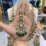 Load image into Gallery viewer, Saadia Layered Kundan Polki Necklace