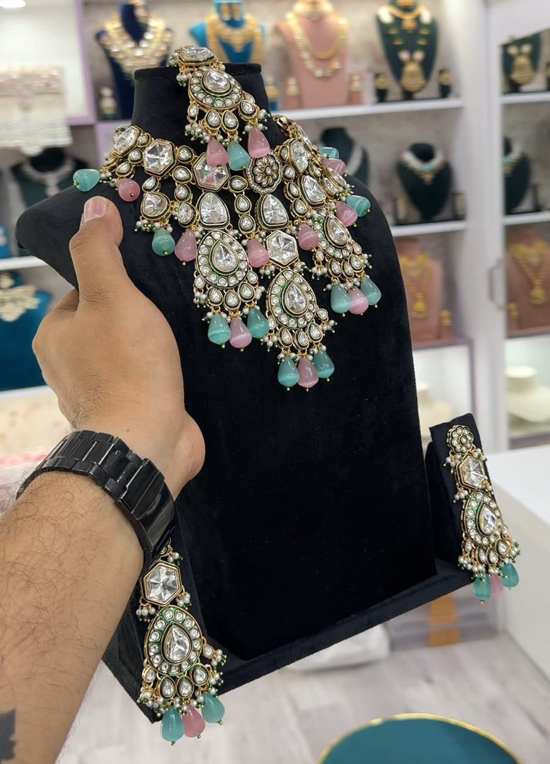 Tanu Premium l Polki Necklace