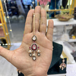 Load image into Gallery viewer, Nayantara Heavy Semi Bridal Moissianite Choker Set