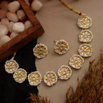 Load image into Gallery viewer, Flower Choker Set (Karishma Kapoor Inspired)