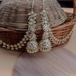 Load image into Gallery viewer, Tanushree Statement Jhumka With 2 Heavy Kanchain