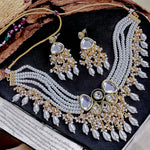 Load image into Gallery viewer, Premium Sunaina Kundan Choker Set With Earrings