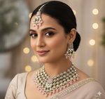 Load image into Gallery viewer, Pinky Premium 3 Layer Designer Kundan Necklace