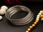 Load image into Gallery viewer, Begum American Diamond Bangles (4 Bangles)