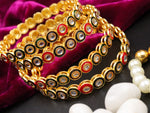 Load image into Gallery viewer, Kajal Kundan Bangles