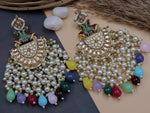 Load image into Gallery viewer, Peacock Pearl Latkan Earring