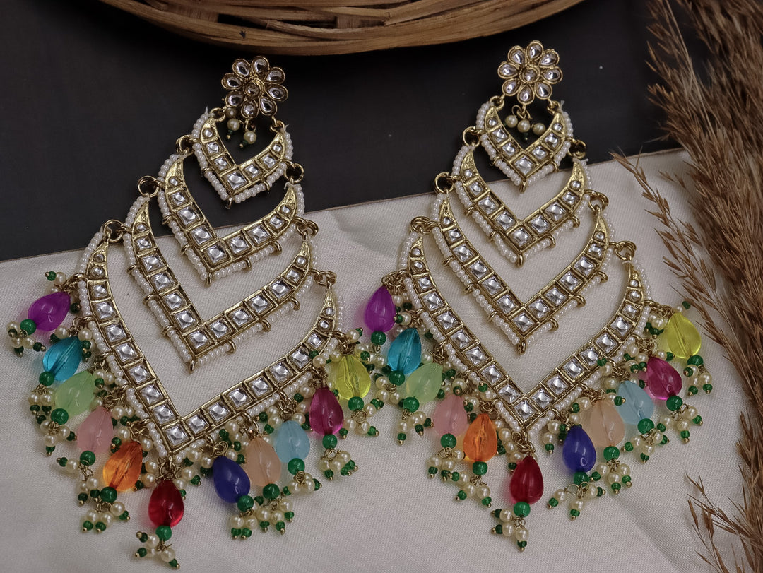 Bhavini Long 4 Layered Chandbali