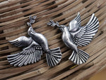 Load image into Gallery viewer, Silver Bird Stud