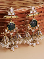 Load image into Gallery viewer, Sheisha 3 Jhumki Earrings