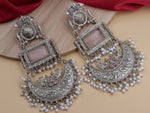 Load image into Gallery viewer, Riya Silver Chandbali