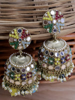 Load image into Gallery viewer, Naina Mirror Jhumka