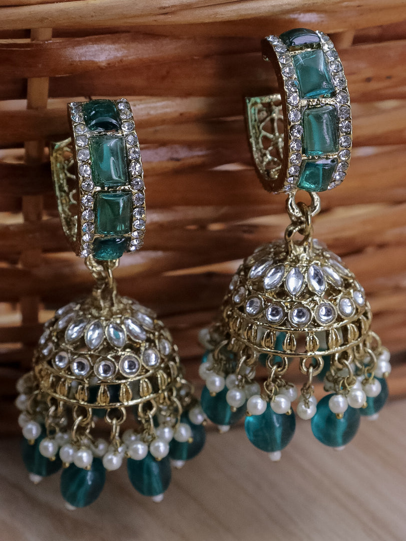 Hinal Kundan Hoop Jhumka