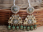 Load image into Gallery viewer, Nancy Meenakari 4 Jhumki Earrings With Kaanchain