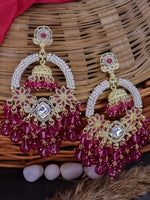 Load image into Gallery viewer, Sapna Kundan Chandbali