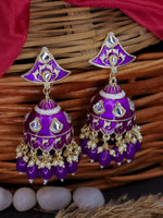 Load image into Gallery viewer, Dipa Meenakari Jhumka