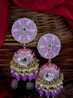 Load image into Gallery viewer, Prachi Meenakari Jhumka