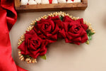 Load image into Gallery viewer, Rose Half Hair Bun