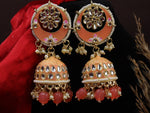 Load image into Gallery viewer, Heer Meenakari Jhumka