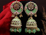 Load image into Gallery viewer, Heer Meenakari Jhumka