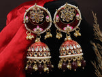 Load image into Gallery viewer, Heer Meenakari Jhumka