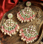 Load image into Gallery viewer, Aparna Colourful Chandbali With Teeka