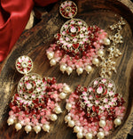 Load image into Gallery viewer, Aparna Colourful Chandbali With Teeka